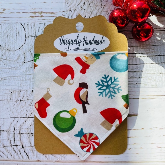 Bandana Set, Christmas presents pattern - Picture 2 of 4